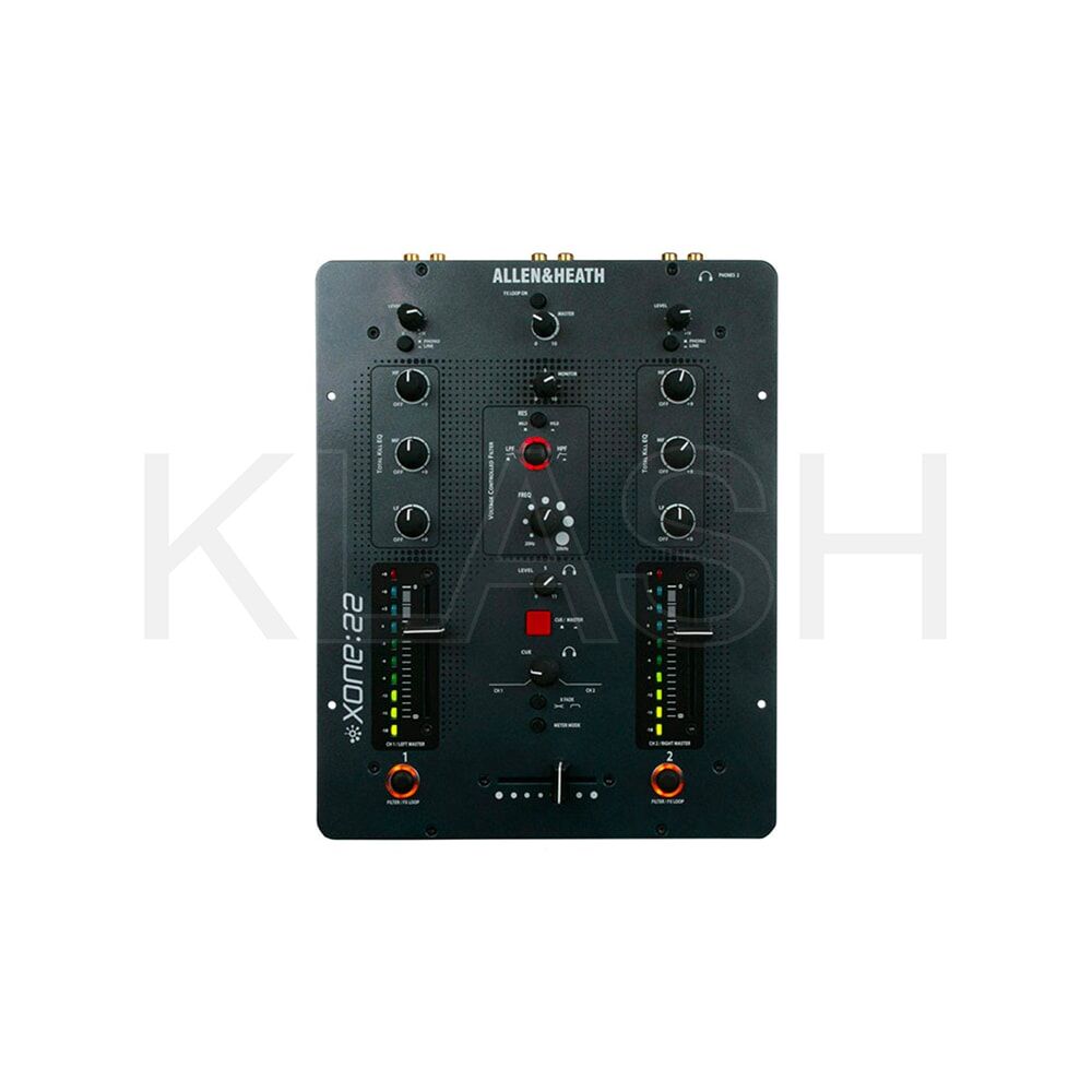MIXER AUDIO 2 CANALI PROFESSIONALE ALLEN & HEATH XONE 22 PER DJ DISPONIBILE A MILANO PER NOLEGGIO EVENTI E SERATE